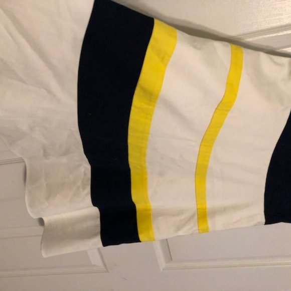 Spring cotton twill dress, A-line, V-neck - Picture 3 of 5